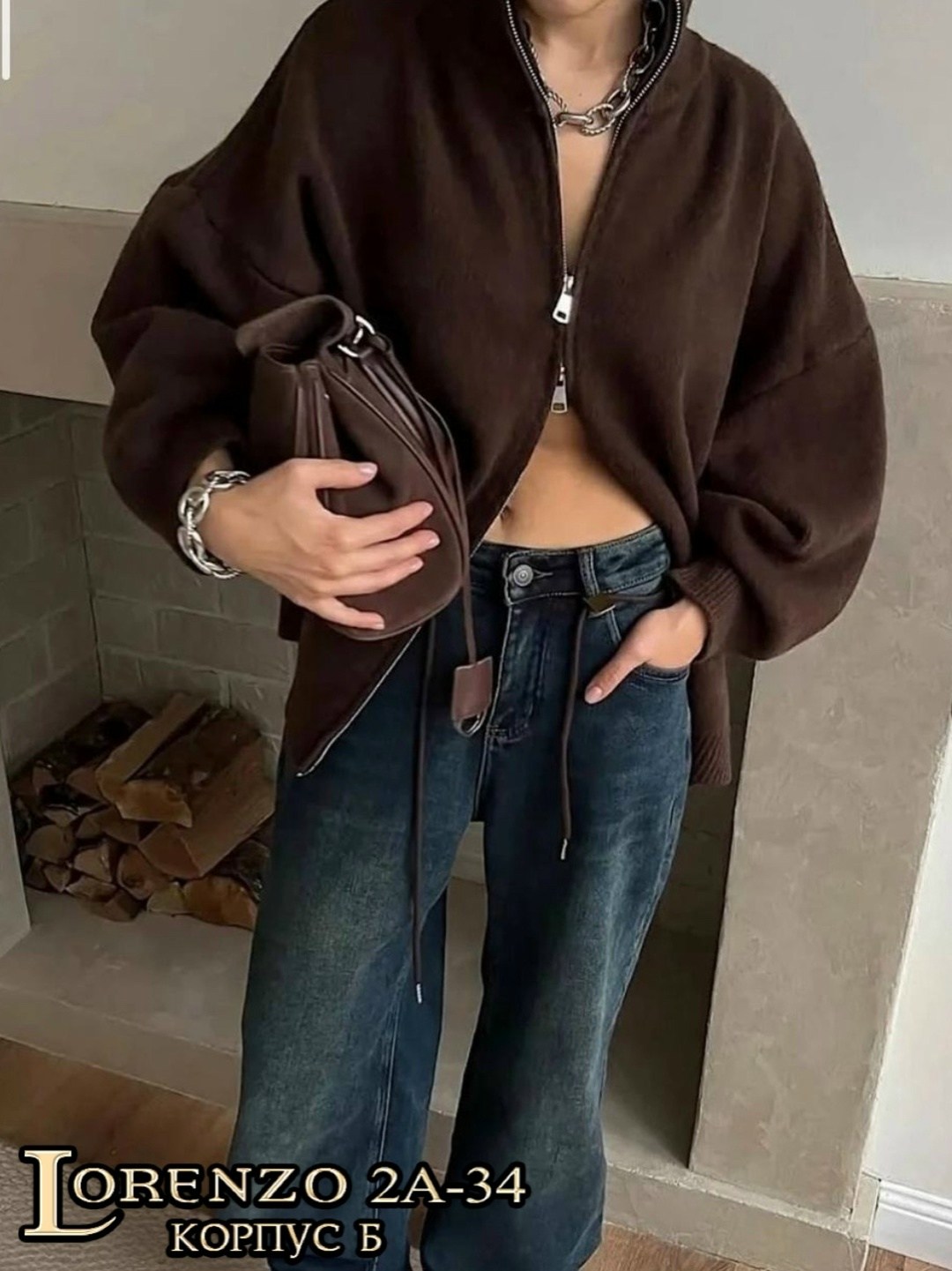 трендовый джемпер на молнии dina style,свитер вязаный кашемировый на молнии,кашемировая женская кофта оверсайз на молнии,стильная кофта,кофта женская