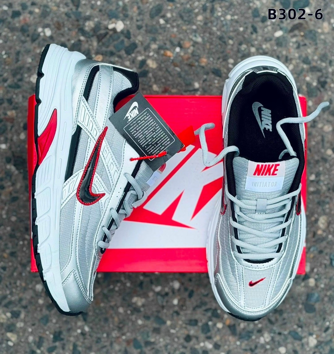 кроссовки nike initiator,женские кроссовки nike initiator серебристого цвета,nike initiator,кроссовки,nike initiator blue silver