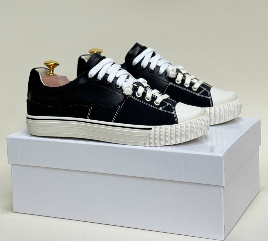 maison margiela кеды new evolution черный,,кеды maison margiela evolution,кроссовки низкие maison margiela evolution черный,замшевые кеды