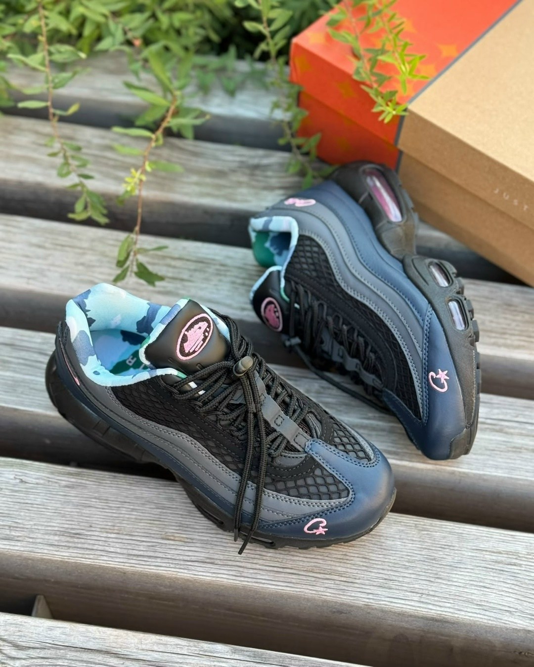 corteiz x nike air max 95,кроссовки nike air max 95 corteiz,nike air max 95 corteiz,nike кроссовки air max 95 pink beam из коллаборации с corteiz черный,кроссовки nike air max 95