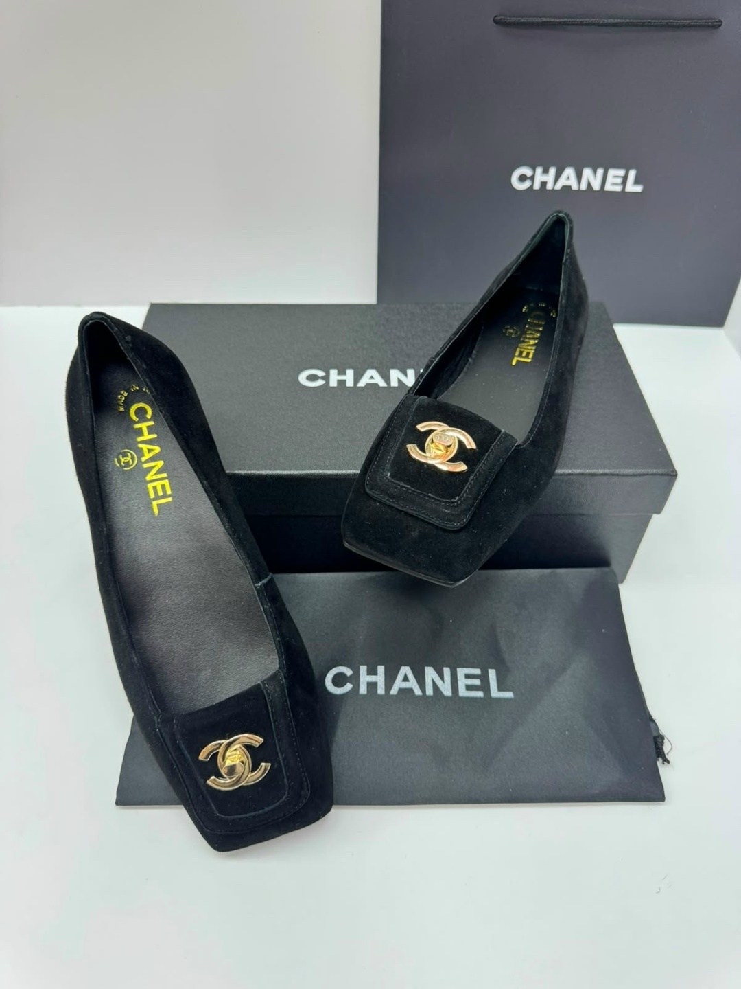 лоферы chanel,женские лоферы chanel на меху,женские лоферы chanel,мокасины женские chanel,женские замшевые лоферы chanel с мехом
