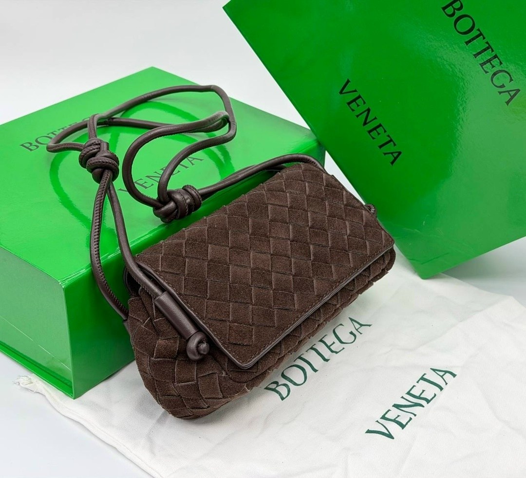 сумка женская bottega veneta,bottega veneta сумка,кожаная сумка через плечо с петлей bottega veneta коричневый,сумочки,сумка на плечо bottega veneta