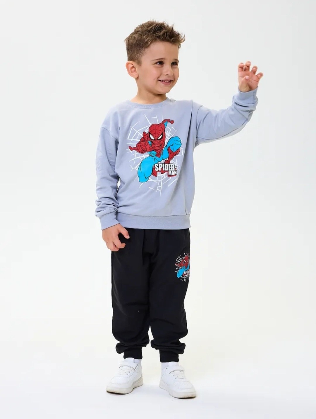 футболка детская spider-man ss19sp1000342 светло-серая,лонгслив kari spider-man размер 8-9 светло-серый,лонгслив kari spider-man размер 4-5 светло-серый,человек паук футболка,футболки для мальчика