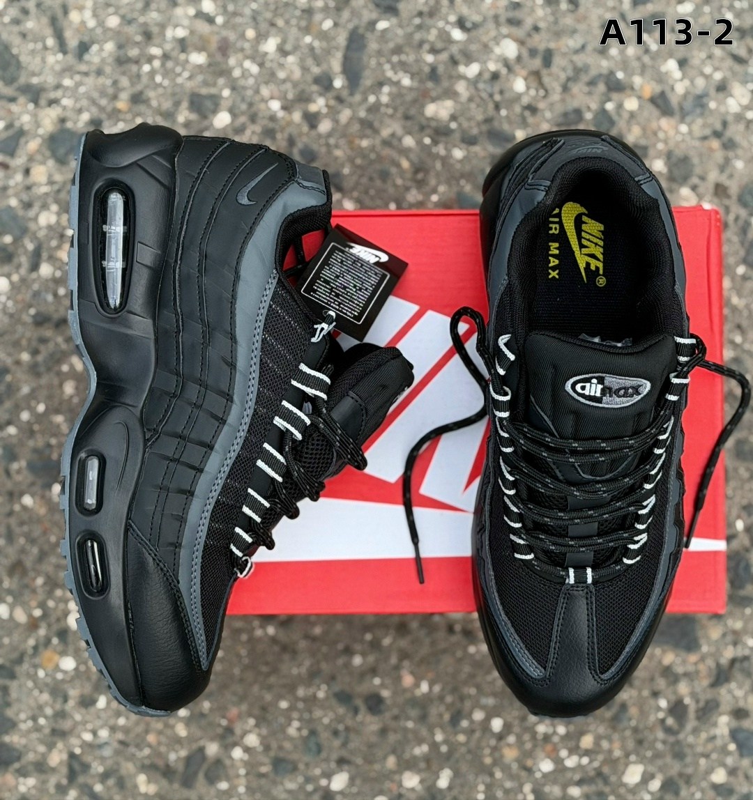 кроссовки nike air max 95,nike air max 95 черные,nike air max 95,кроссовки,кроссовки мужские nike air max