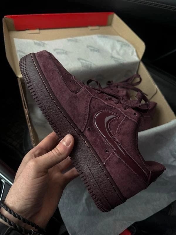 кроссовки бордовые,nike air force 1 '07,кроссовки,nike air force 1 low,кроссовки nike air force 1