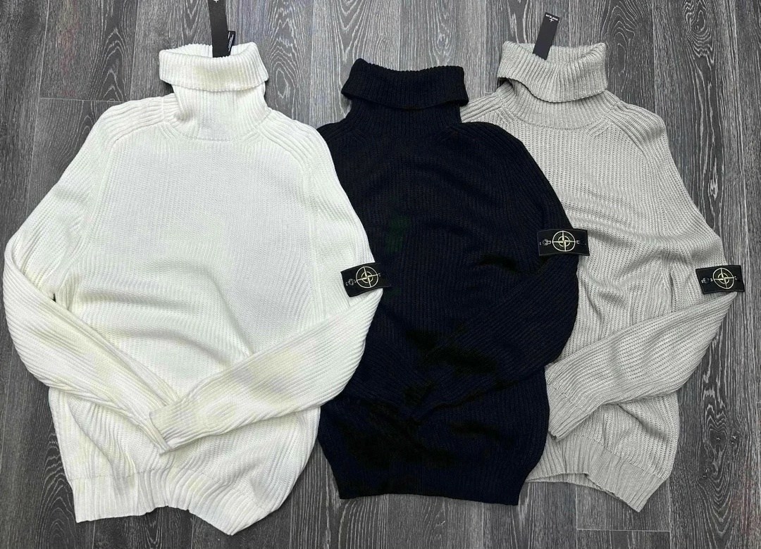 свитер стон айленд,свитер стон исланд белый,свитер stone island,водолазка stone island,свитер с горлом