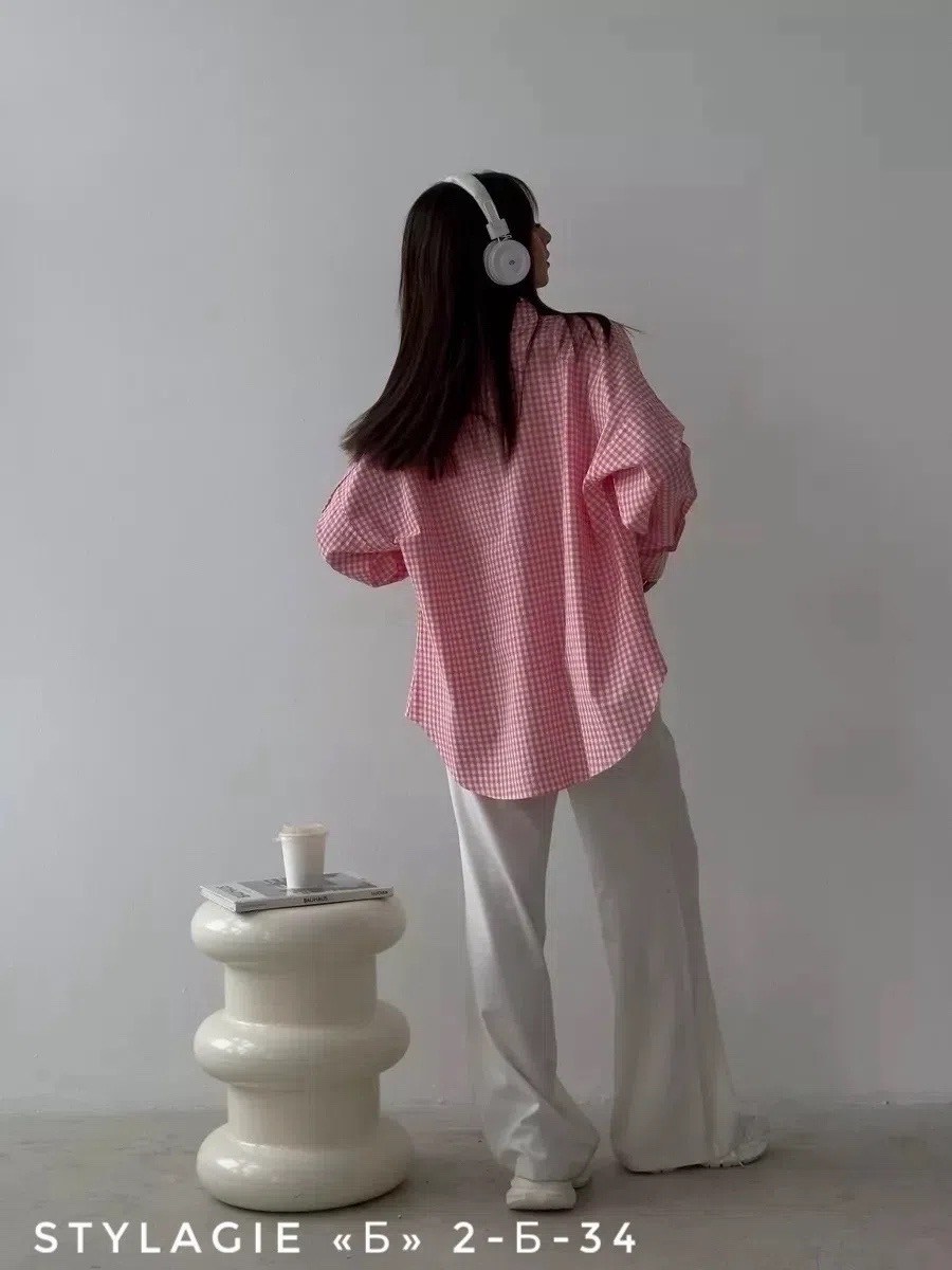 хлопковая рубашка в клетку cosmo brand,рубашка оверсайз летняя в клетку betrendy wear,стильная рубашка,хлопковая рубашка в клетку,рубашка оверсайз в клетку