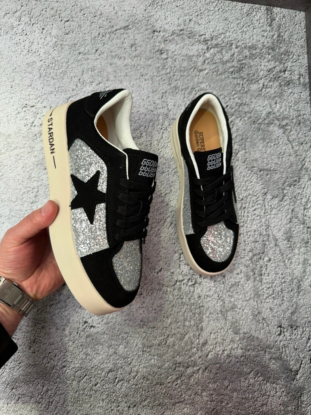, женская,кеды golden goose,обуви,кроссовки golden goose с пайетками на платформе