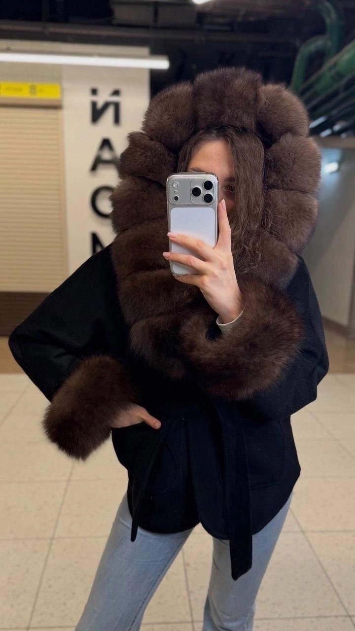 кашемировое пальто с мехом песца,пальто с мехом,пальто с натуральным мехом,пальто кашемировое с мехом финского песца,пальто с мехом песца