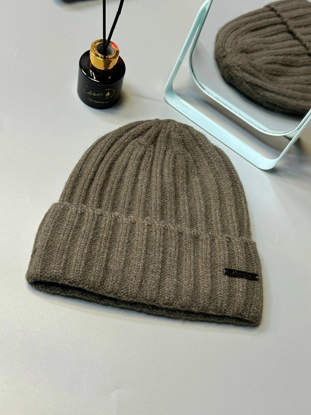 мужская шапка,шапкa,шапка бини унисекс stetson 8599211 beanie cashmere серая,шапка бини унисекс,мужская шапка вязаная