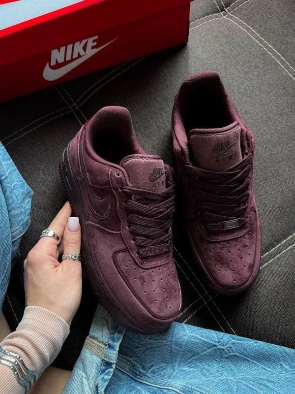 кроссовки бордовые,nike air force 1 '07,кроссовки,nike air force 1 low,кроссовки nike air force 1