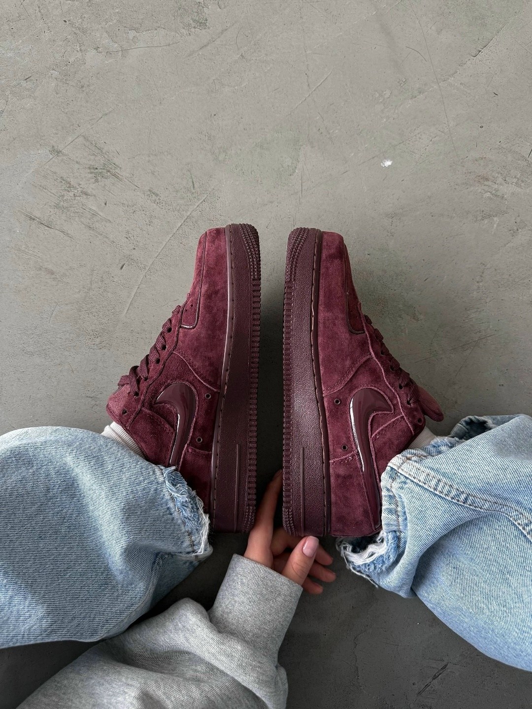 nike air force 1 low цвет бордовый,nike air force 1 '07,nike air force 1 бордовые,кроссовки бордовые,nike air force 1