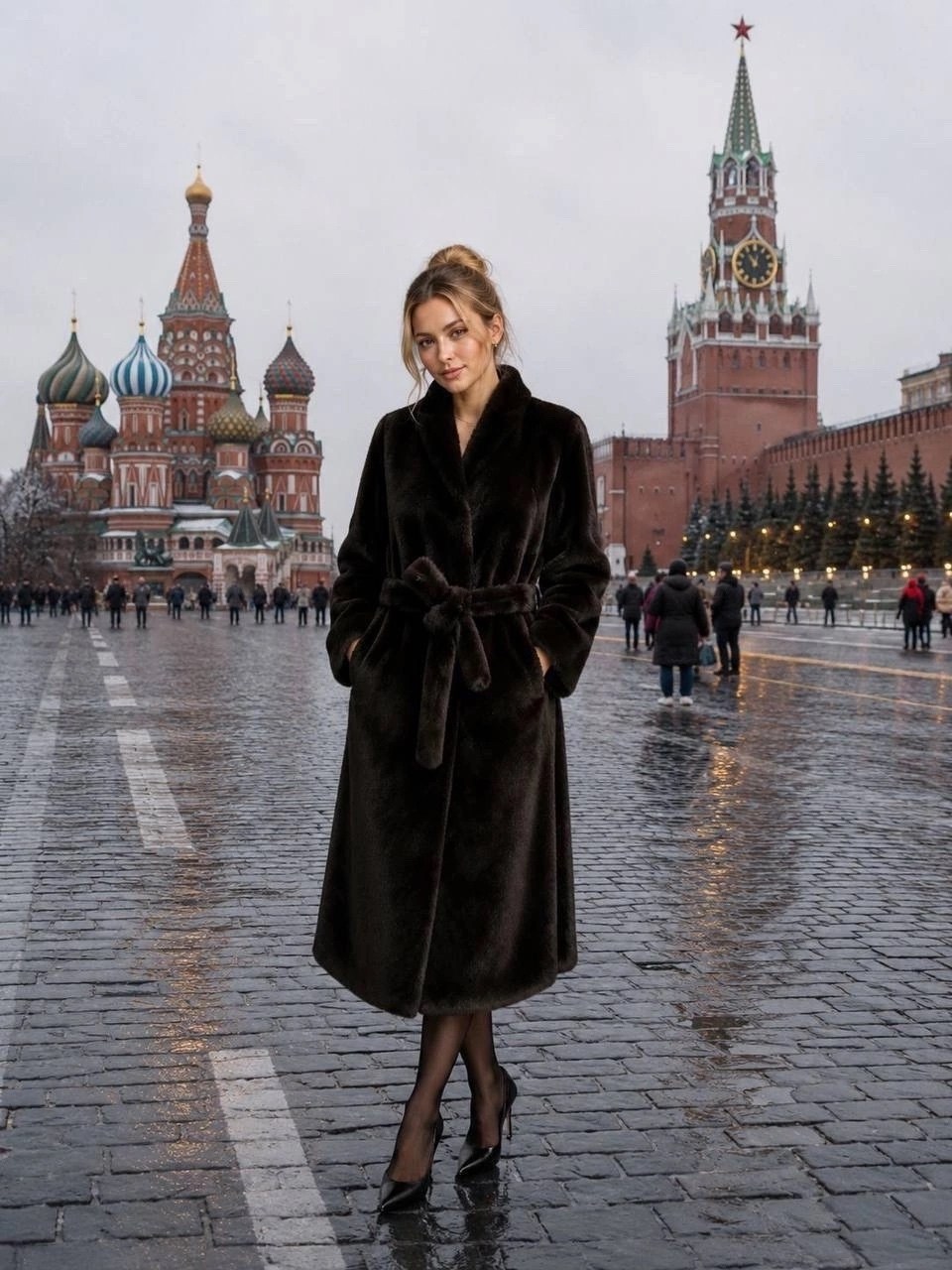 шуба искусственная,эко шуба искусственная под норку с поясом eliseeva dress 302413512,шуба искусственная женская,женская шуба,эко шуба