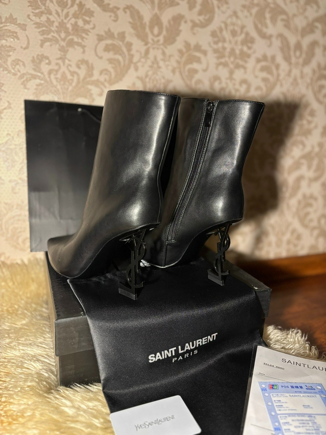 ботильоны saint laurent,полусапоги saint laurent,saint laurent,ботильоны yves saint laurent,ботильоны saint laurent черный