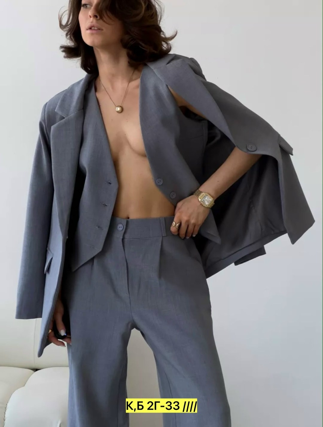 классический брючный костюм с пиджаком cosmo brand,костюм-тройка брючный офисный с пиджаком cosmo brand,костюм брючный,женский брючный костюм двойка,брючный костюм женский