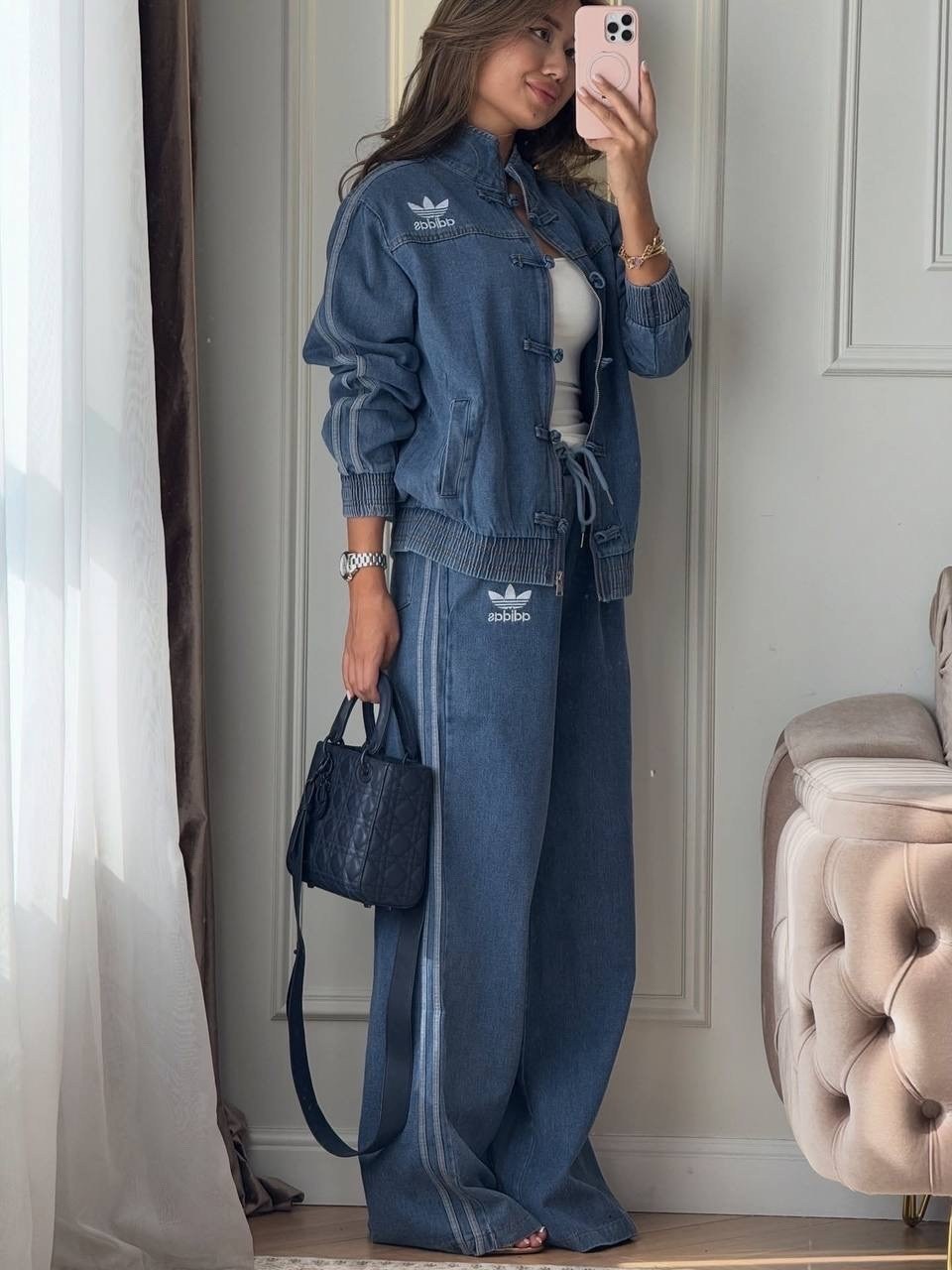 женская джинсовая куртка adidas originals,джинсовая куртка adidas originals,куртка джинсовая adidas,adidas originals denim jacket,adidas originals oversized denim jacket