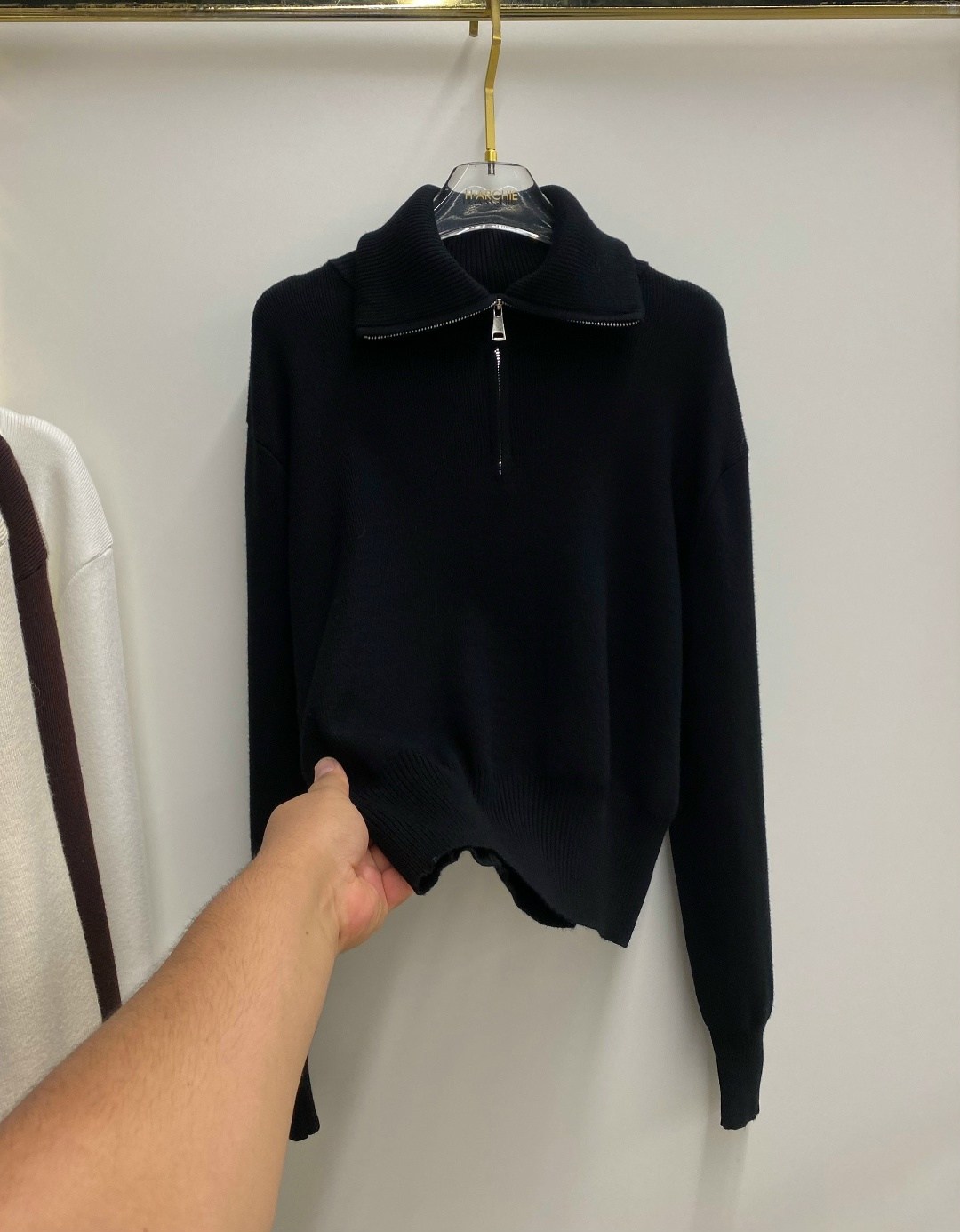 свитер с горлом на молнии оверсайз kk fashion,свитер женский,свитер с замком,женская кофта,свитер оверсайз с горлом на молнии c&h style