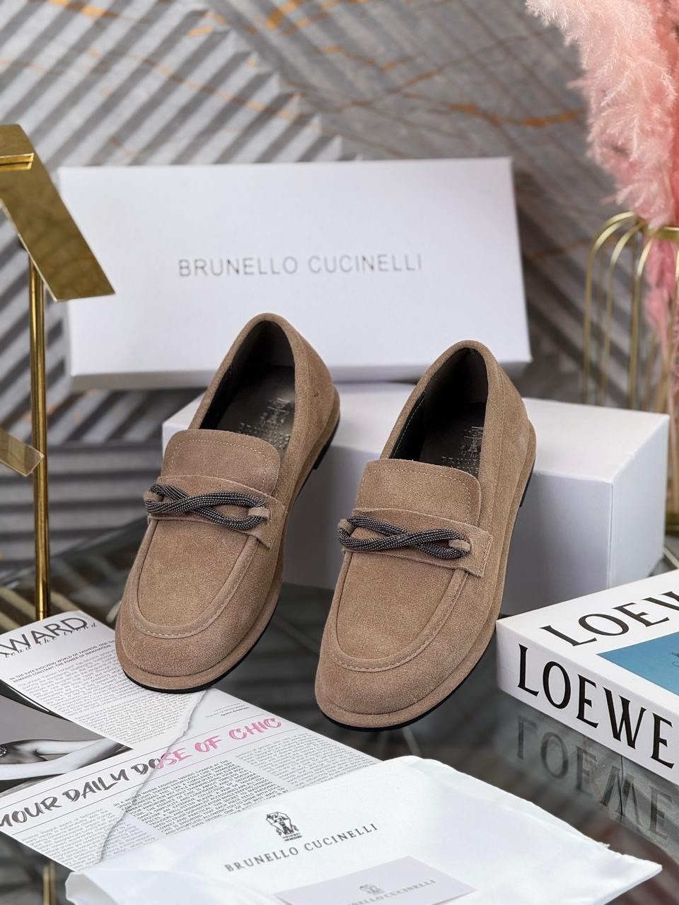 замшевые лоферы brunello cucinelli,лоферы brunello cucinelli,,замшевые лоферы,женские лоферы