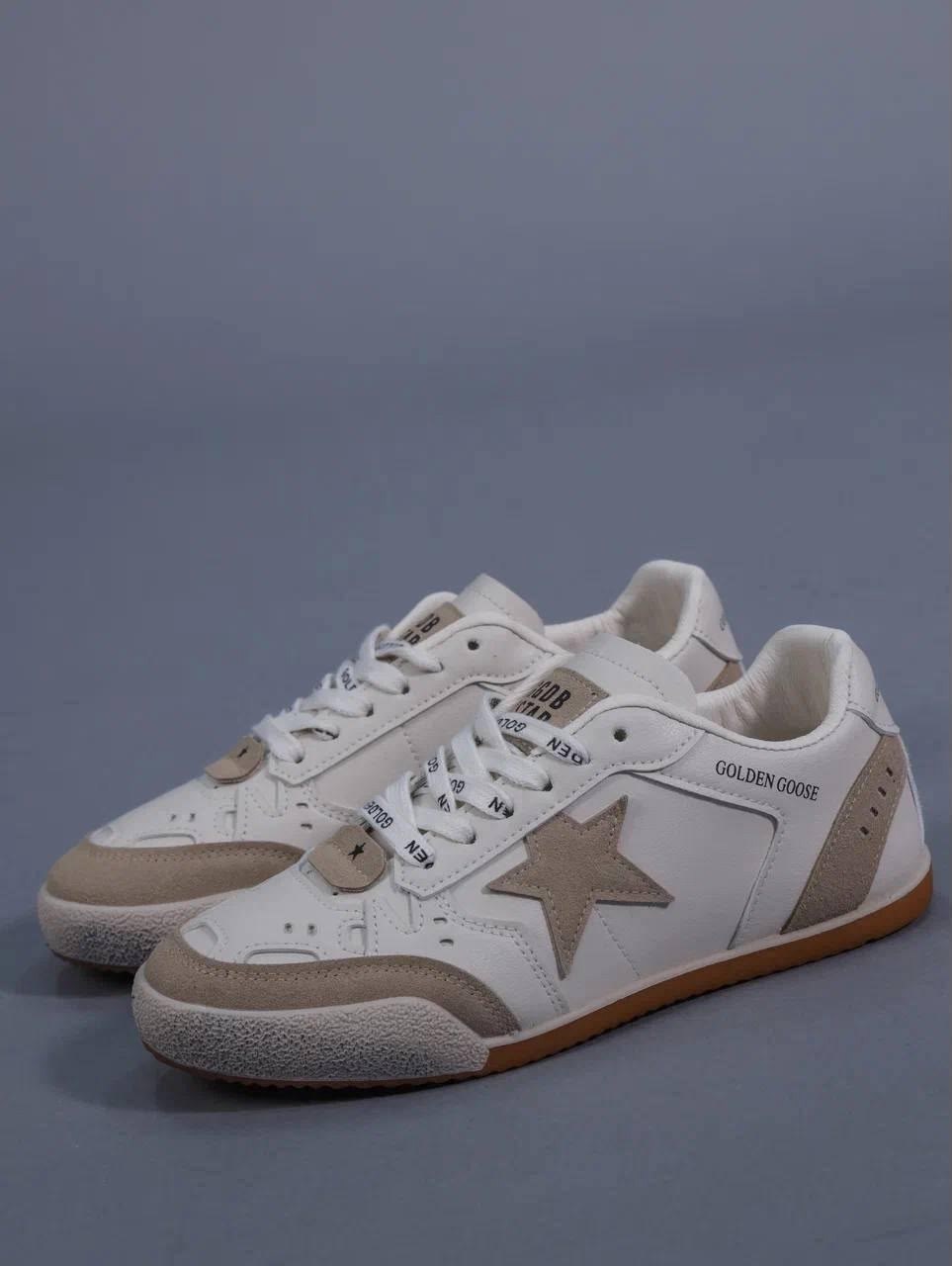 ,golden goose кроссовки ball star коричневый,golden goose ball star low top sneaker,обуви, женская