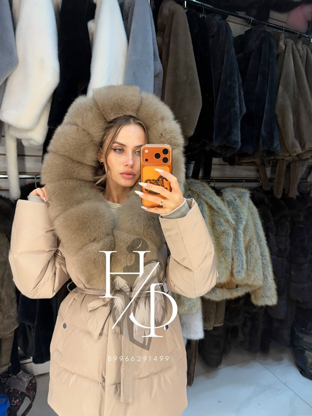пуховик с натуральным мехом,пуховик с мехом,зимние куртки,женский пуховик с мехом,пуховик зимний женский