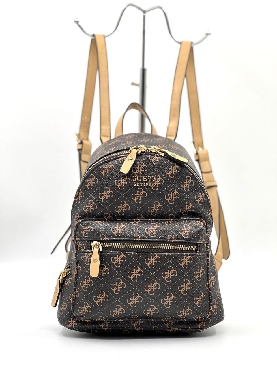рюкзак женский guess,рюкзак guess,рюкзак guess оригинал,рюкзак guess коричневый,рюкзак женский guess hwql6994310 коричневый