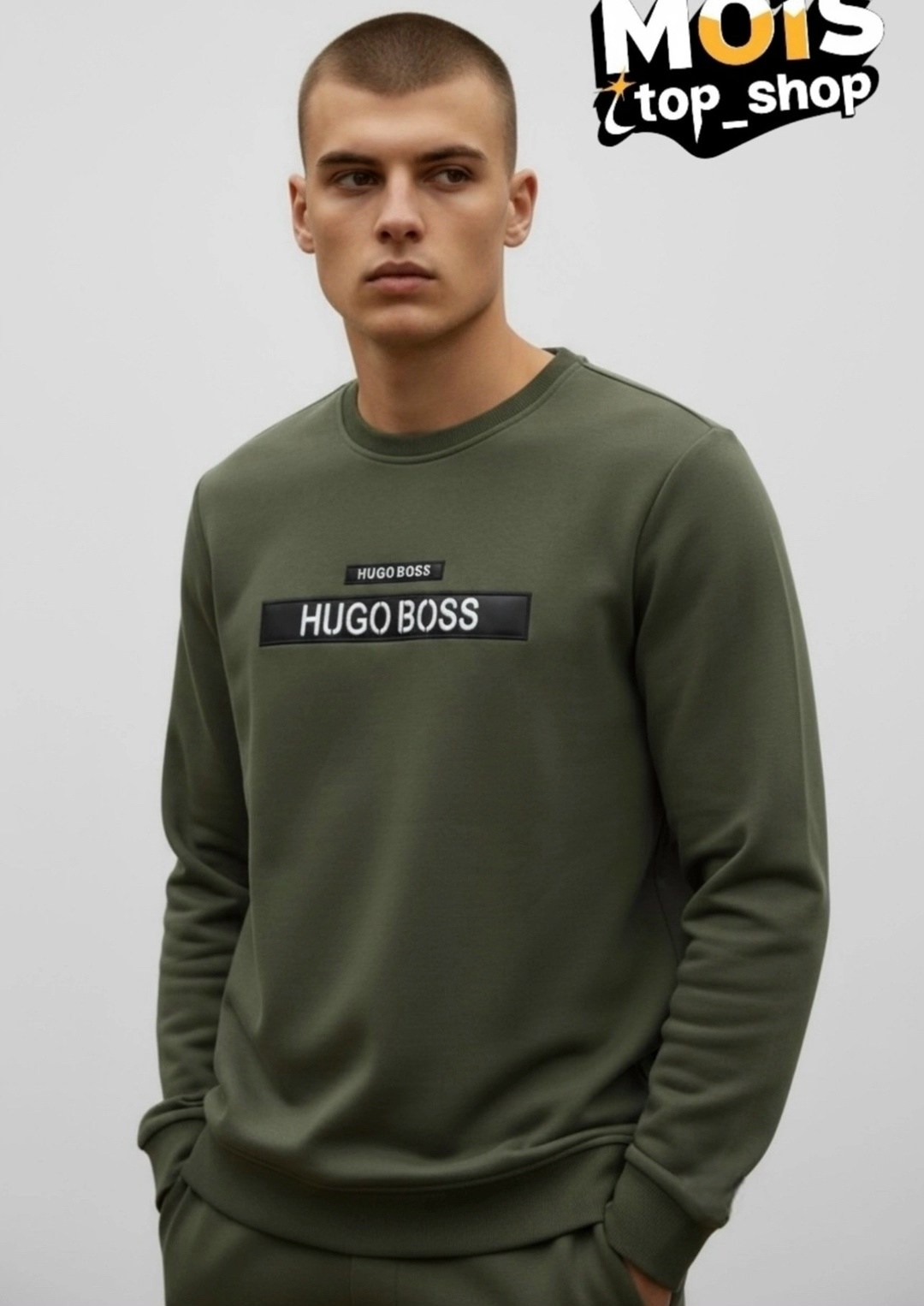 стильный свитшот,свитшот hugo boss,мужской свитшот,свитшоты