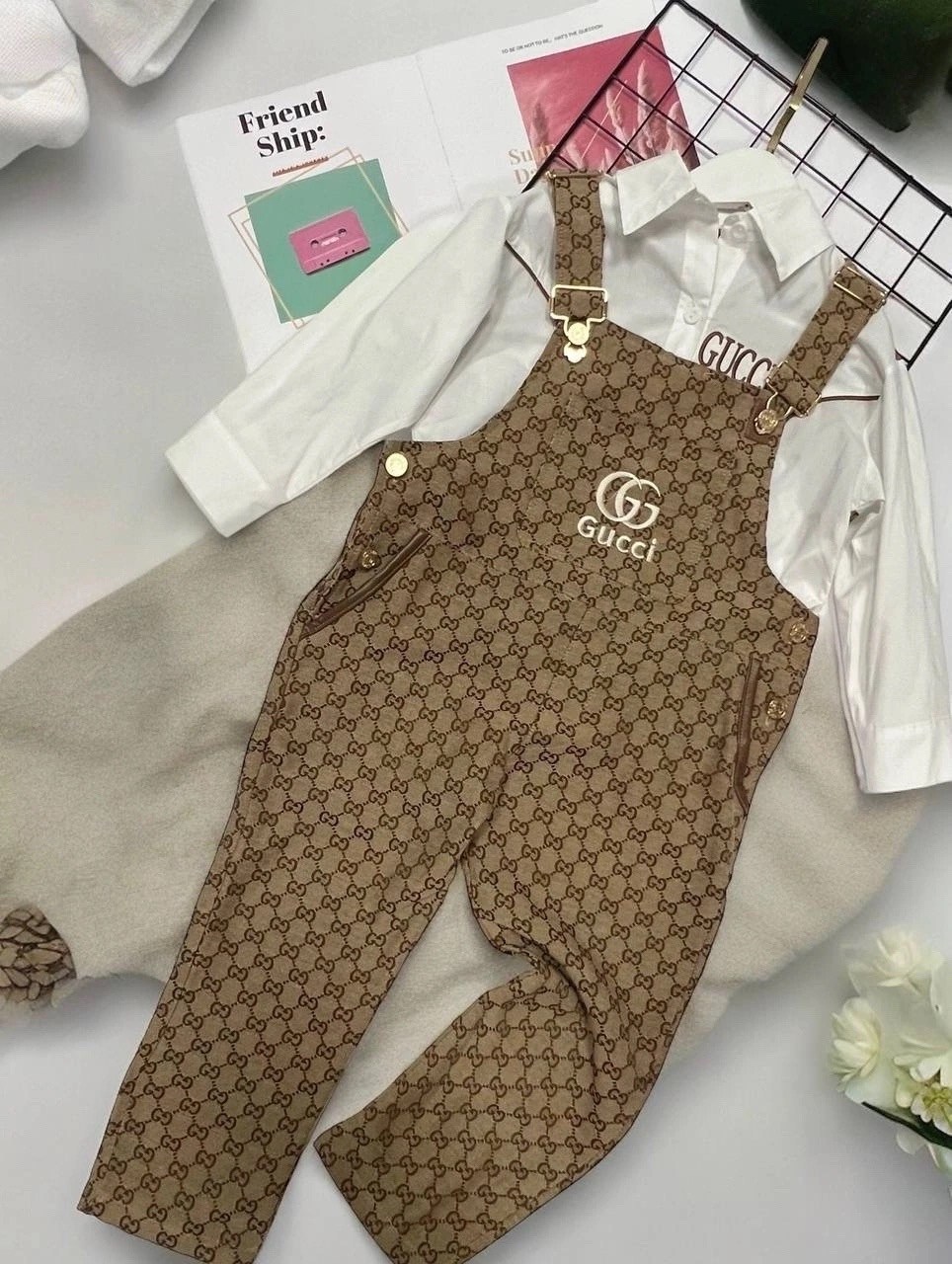 модные комплекты,рубашка gucci,костюм для мальчика,рубашка хлопок,рубашка gucci белый