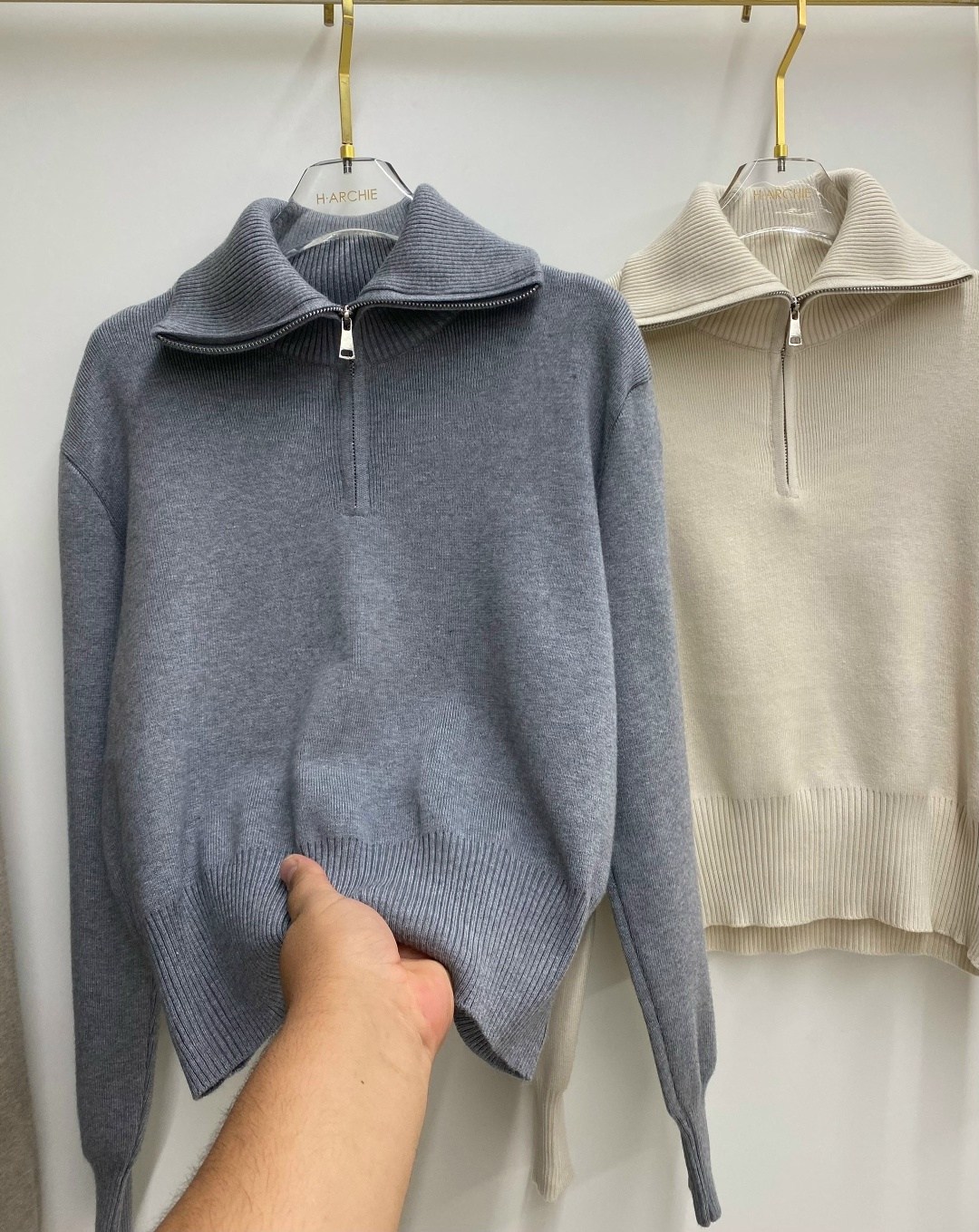 свитер с горлом на молнии оверсайз kk fashion,свитер женский,свитер с замком,женская кофта,свитер оверсайз с горлом на молнии c&h style