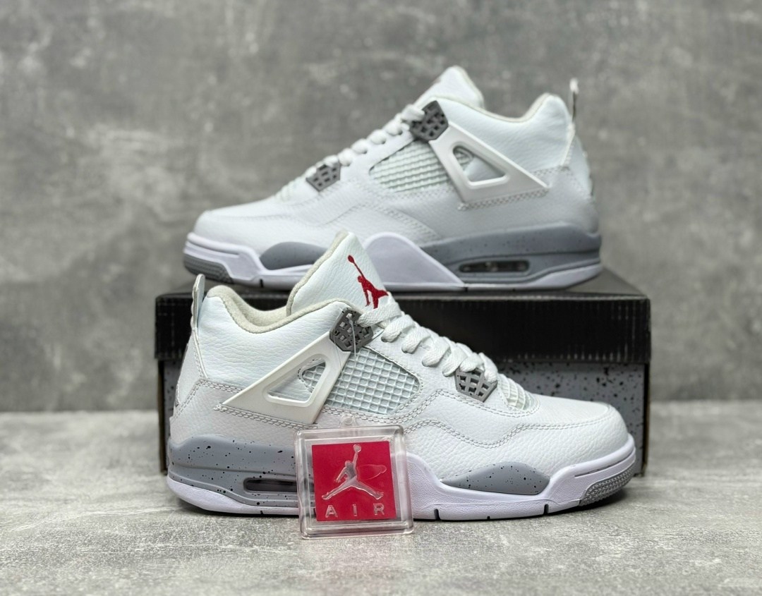 кроссовки nike air jordan 4 retro,кроссовки,мужской кроссовки,air jordan 4 white oreo,кросcовки jordan