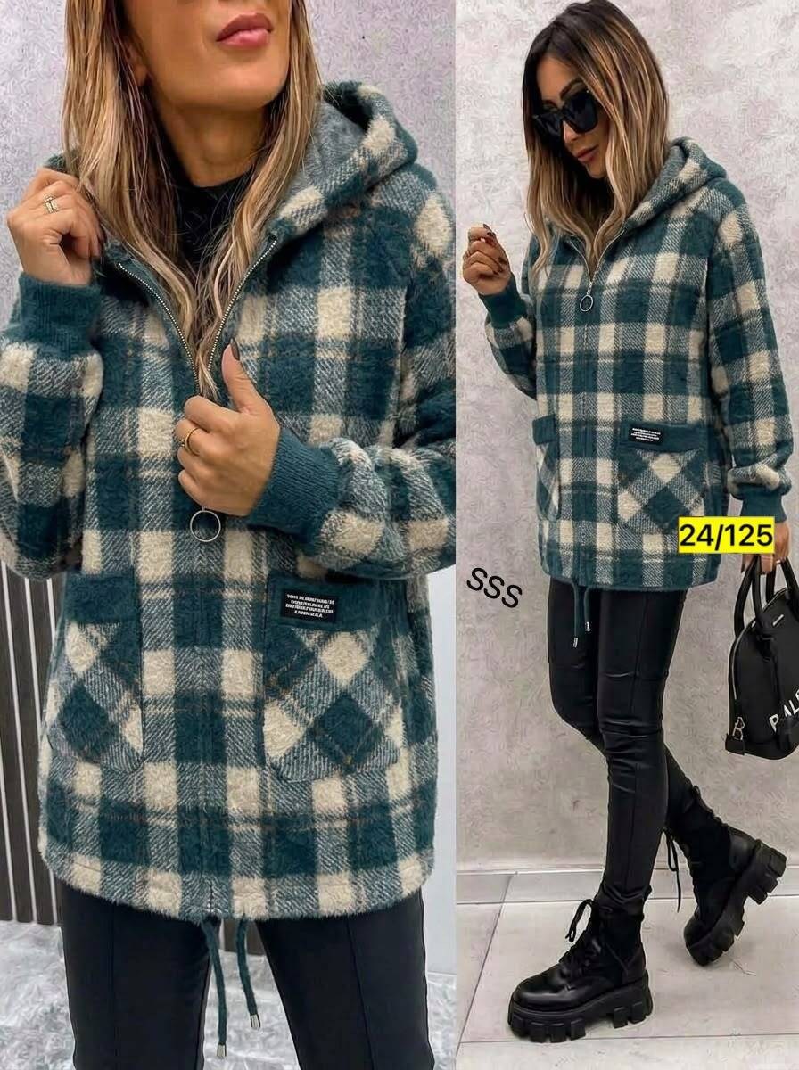 рубашка оверсайз теплая в клетку удлиненная amy store,женская кофта,рубашка в клетку с капюшоном,рубашка теплая,куртка женская