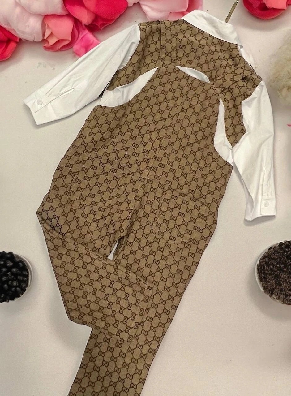 модные комплекты,рубашка gucci,костюм для мальчика,рубашка хлопок,рубашка gucci белый