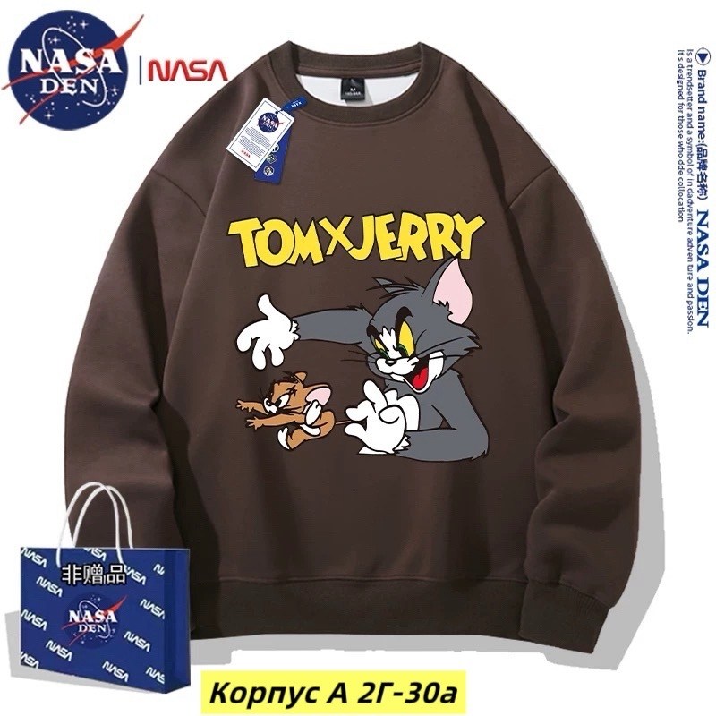 свитшот женская,свитшот для мальчиков,парный свитшот,свитшот nasa,свитшот zara том и джерри