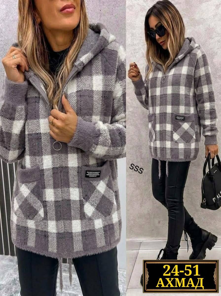рубашка оверсайз теплая в клетку удлиненная amy store,женская кофта,куртка женская,рубашка теплая,