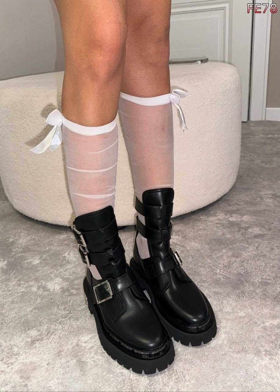 ботинки givenchy,,женские ботинки,женская , на платформе