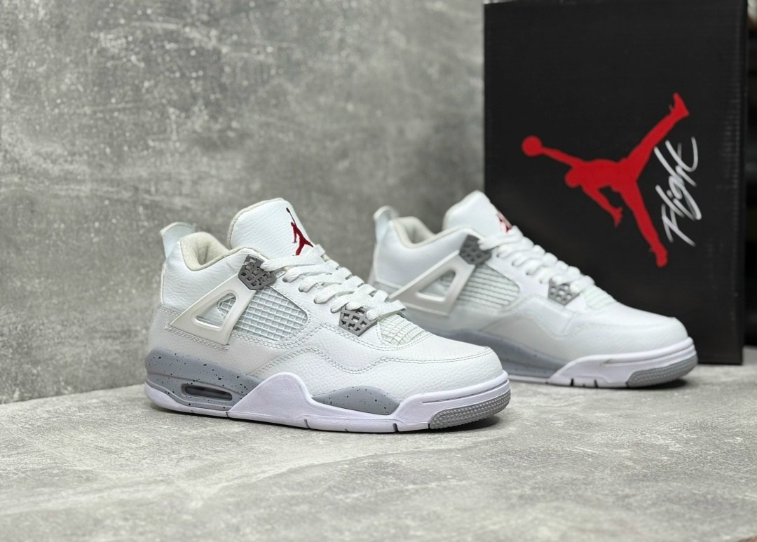 кроссовки nike air jordan 4 retro,кроссовки,мужской кроссовки,air jordan 4 white oreo,кросcовки jordan