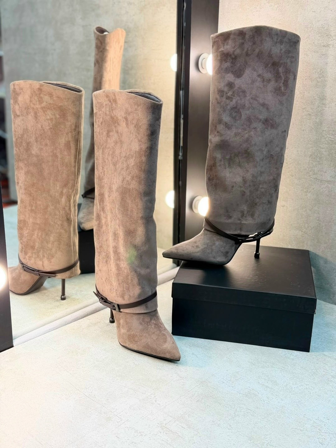 замшевые черные сапоги maison margiela,женские сапоги,ирен вартик сапоги,сапоги,
