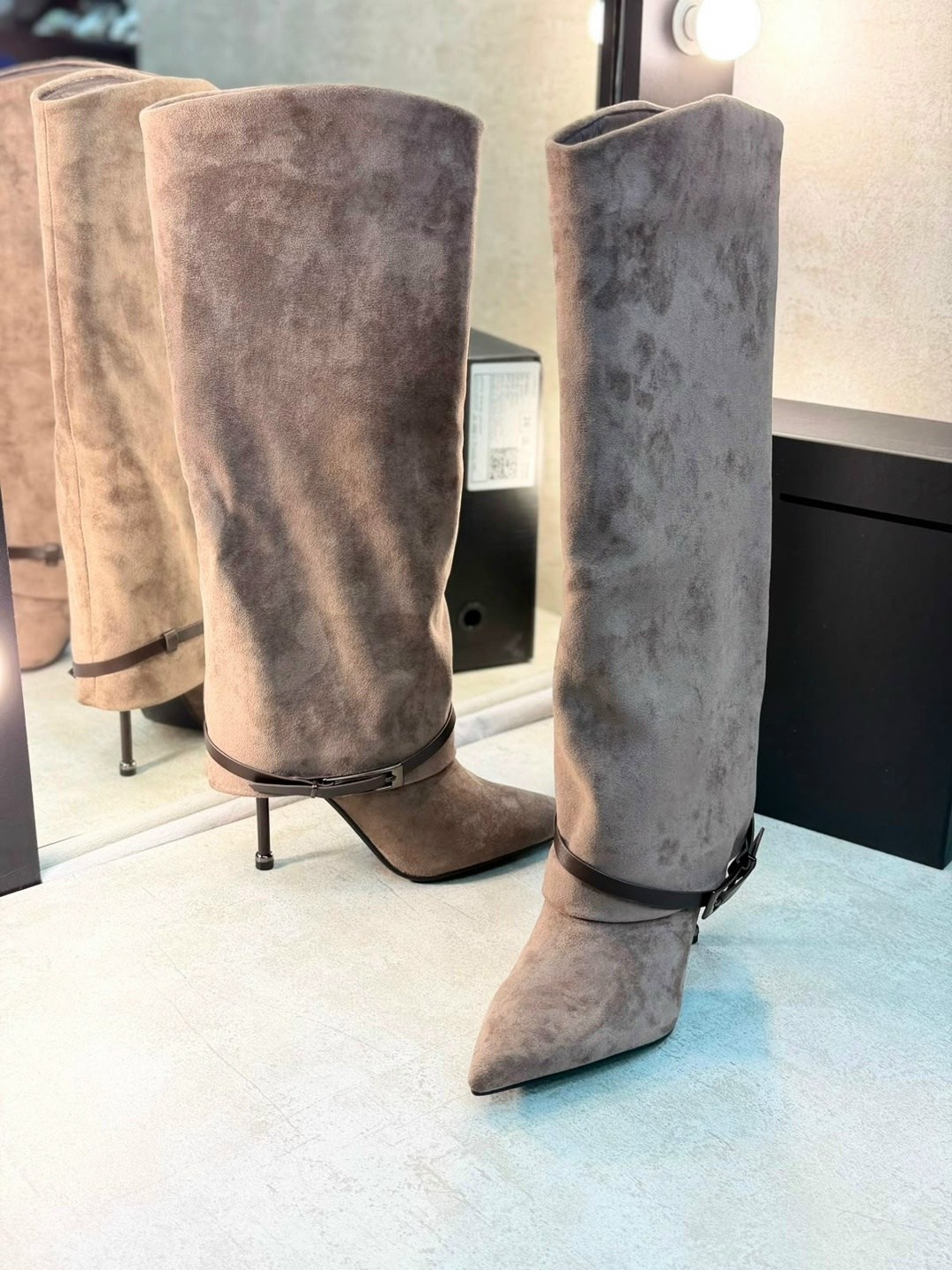 замшевые черные сапоги maison margiela,женские сапоги,ирен вартик сапоги,сапоги,