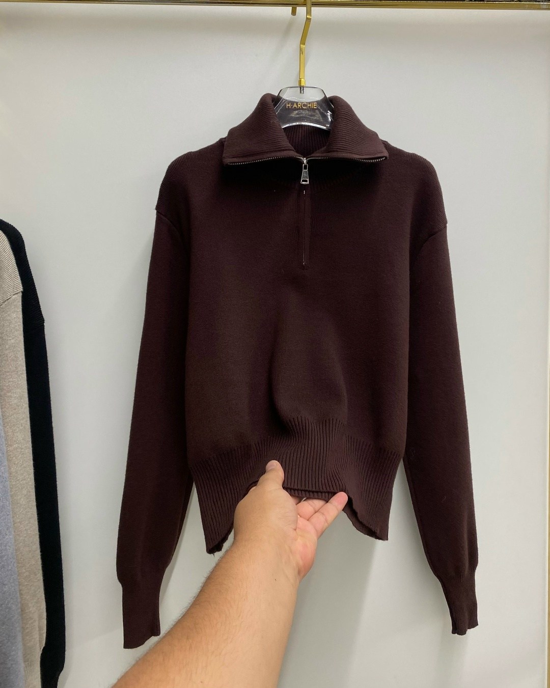 свитер с горлом на молнии оверсайз kk fashion,свитер женский,свитер с замком,женская кофта,свитер оверсайз с горлом на молнии c&h style