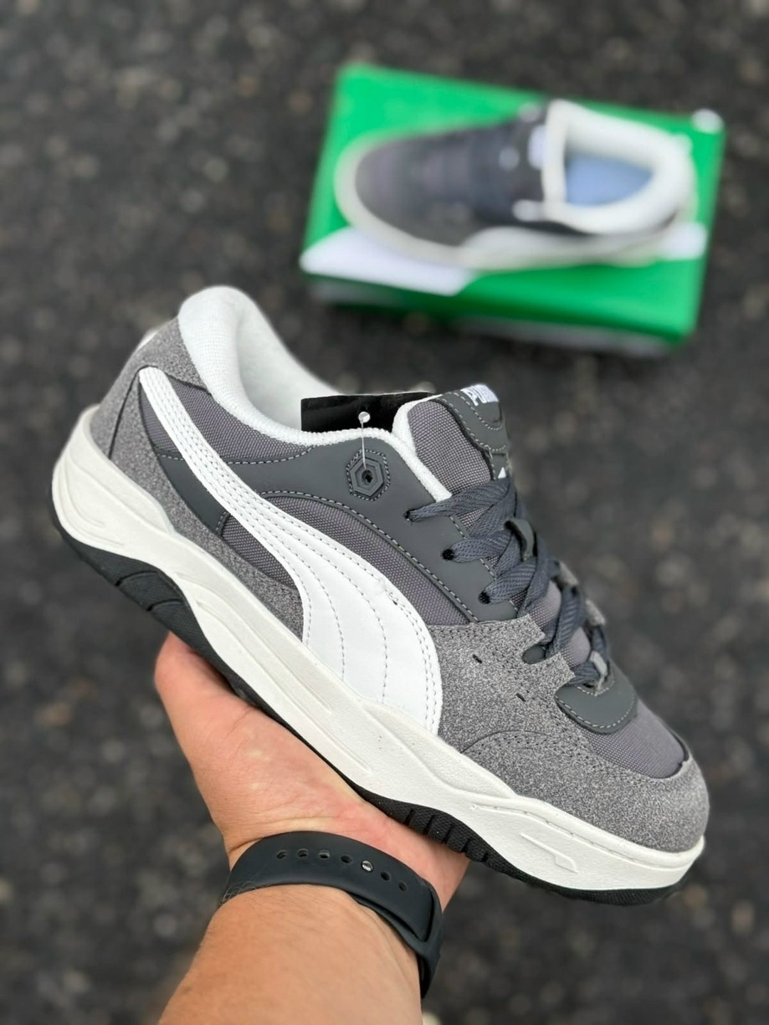 кроссовки puma,кроссовки puma 180,мужские кроссовки puma,мужские кроссовки puma 180,кроссовки puma puma-180 unisex насыщенный серый/черный