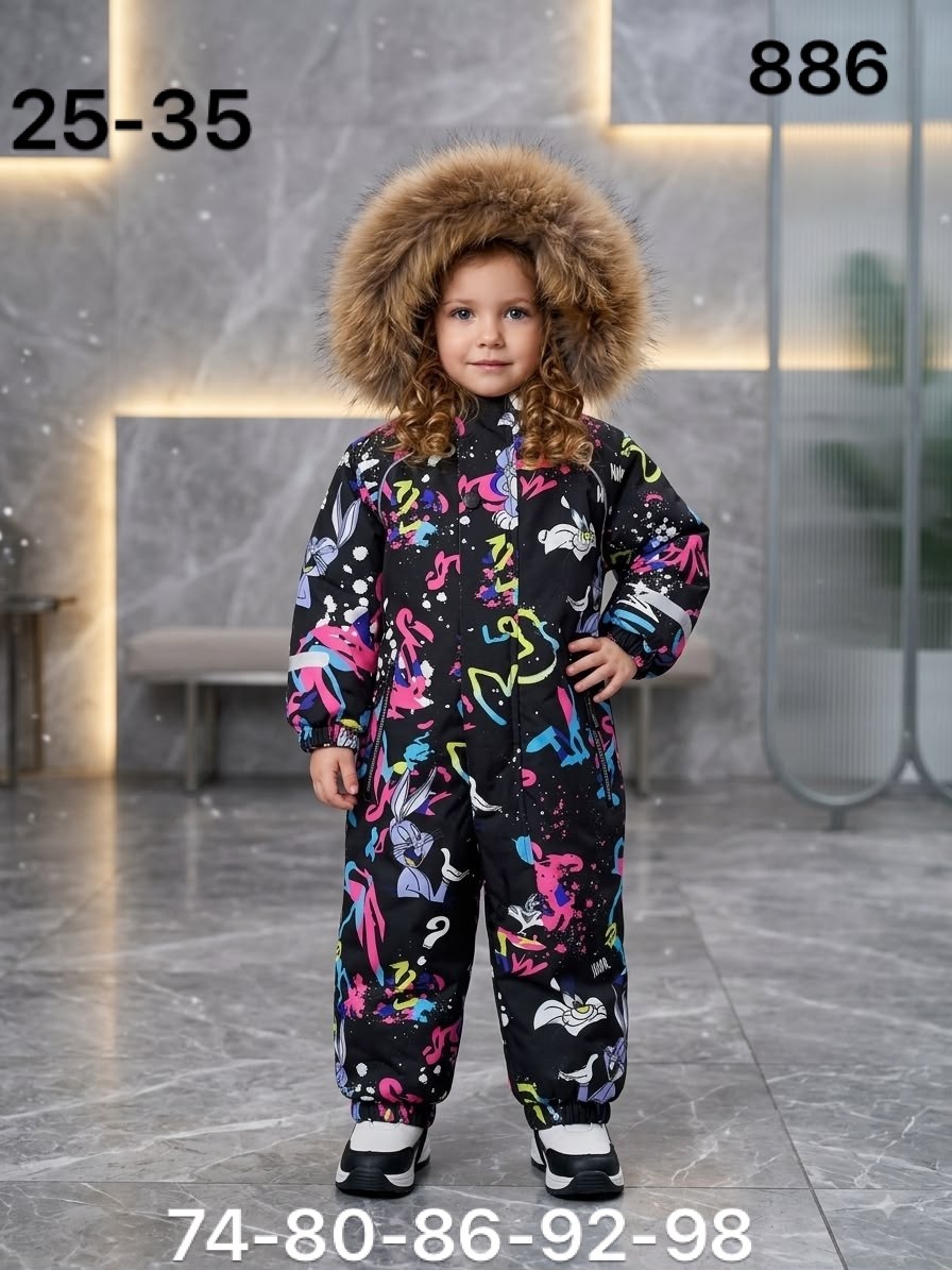 зимний комбинезон мембрана теплый с меховым капюшоном lt for kids,детский зимний комбинезон,комбинезон зимний,зимний комбинезон для девочки,зимний комбинезон мембранный olmi 272561603