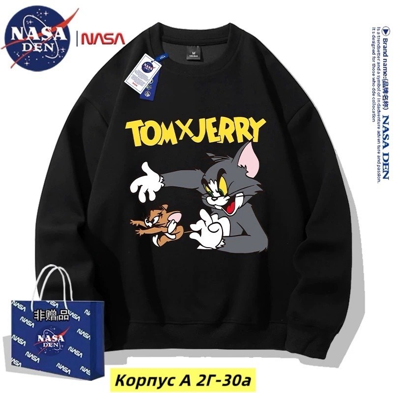 свитшот женская,свитшот для мальчиков,парный свитшот,свитшот nasa,свитшот zara том и джерри