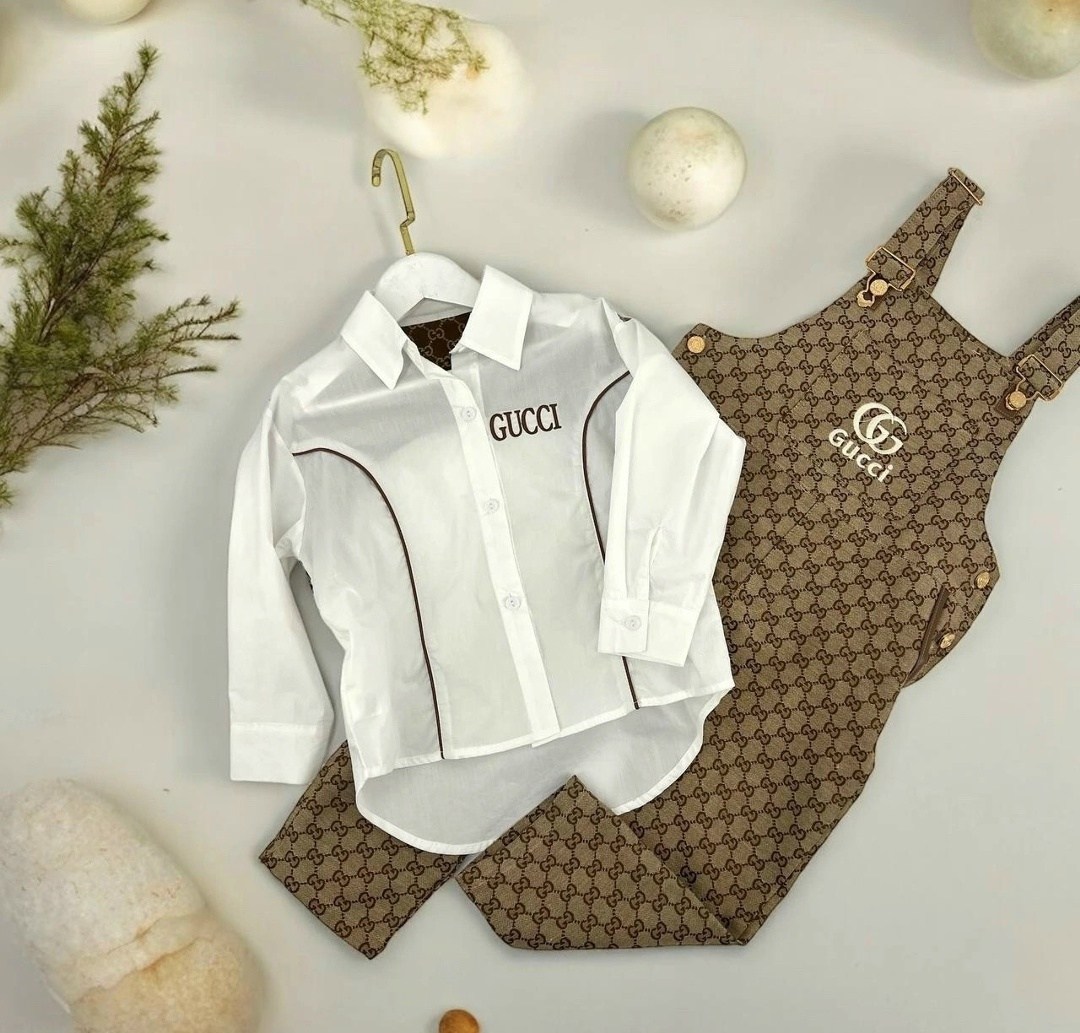 модные комплекты,рубашка gucci,костюм для мальчика,рубашка хлопок,рубашка gucci белый