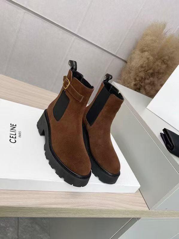 ботинки женские celine,ботинки celine,ботинки женские коричневые,замшевые ботинки,ботинки женские натуральная замша