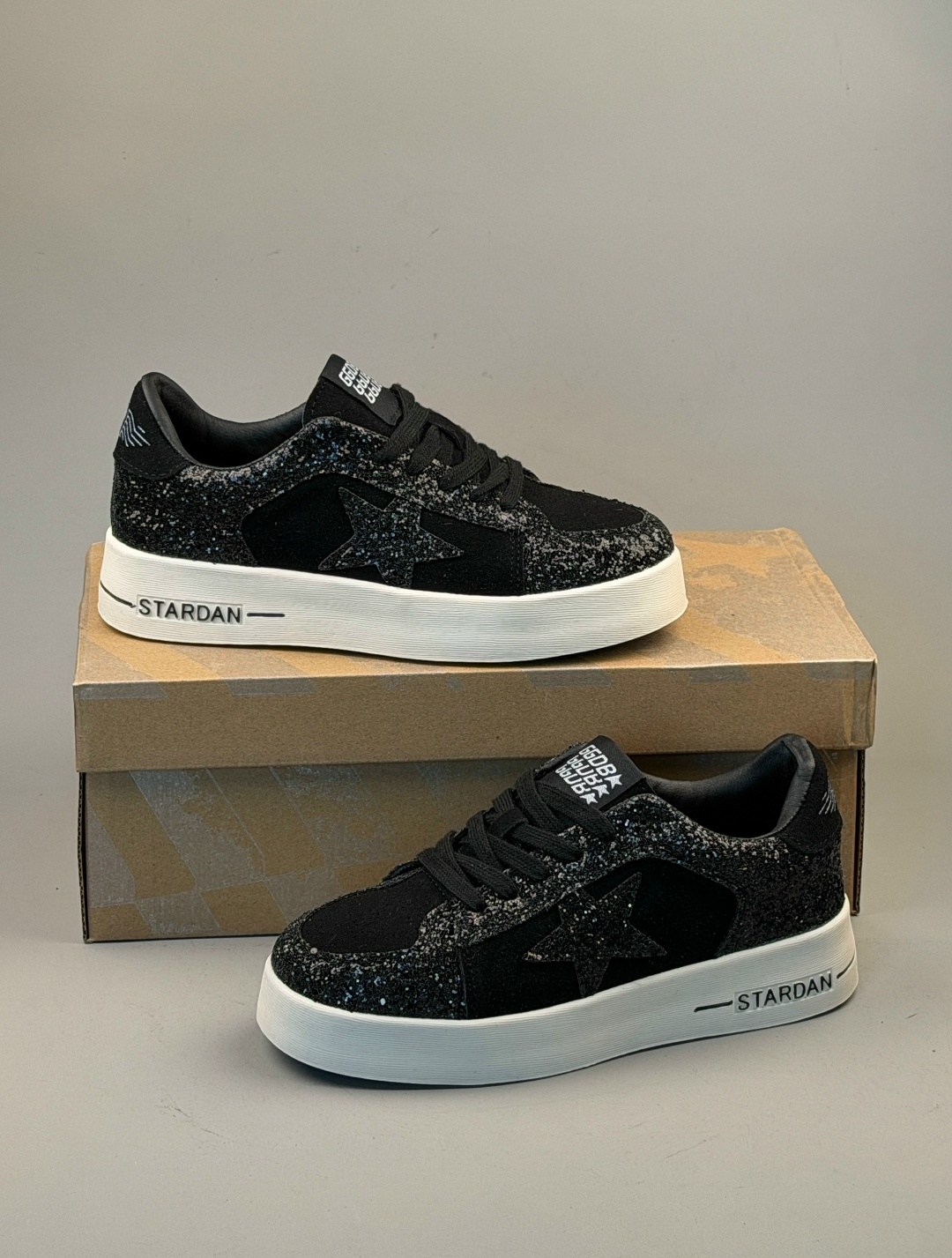 ,голден гус кеды черные,кеды hi star с блестками golden goose черный,кеды женски,кроссовки черные