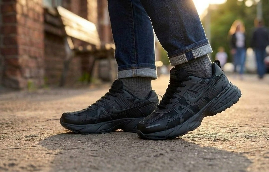 кроссовки nike v 2 k run,кроссовки мужские nike,кроссовки,кроссовки мужские,черные кроссовки