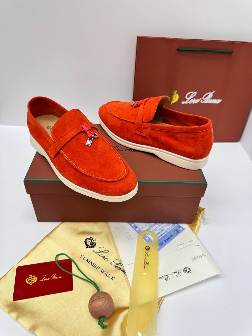 ,лоферы loro piana,лоро пиано оранжевые лоферы,loro piana  женская лоферы оранжевые,женские лоферы loro piana
