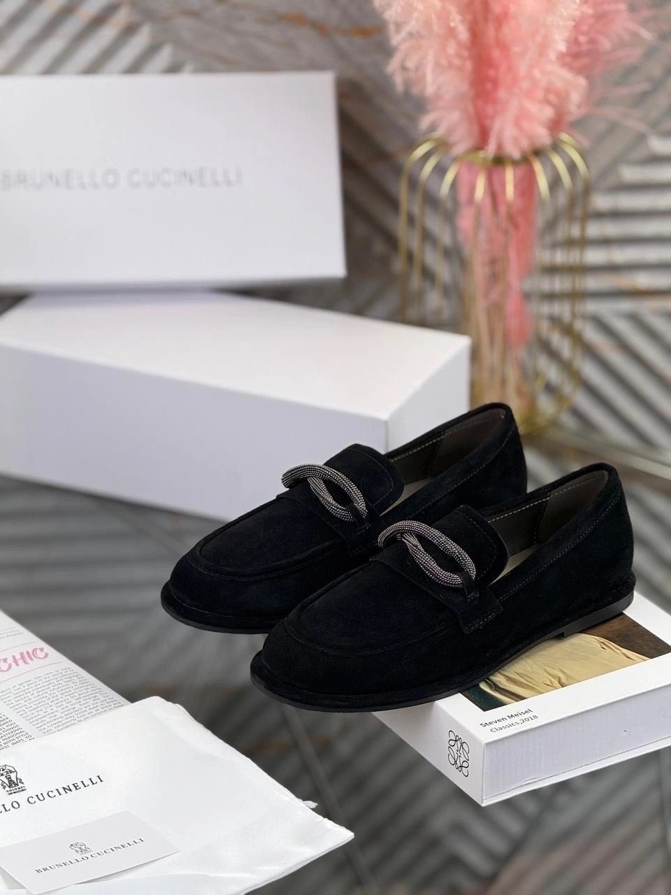 замшевые лоферы brunello cucinelli,лоферы brunello cucinelli,,лоферы замшевые,женские лоферы