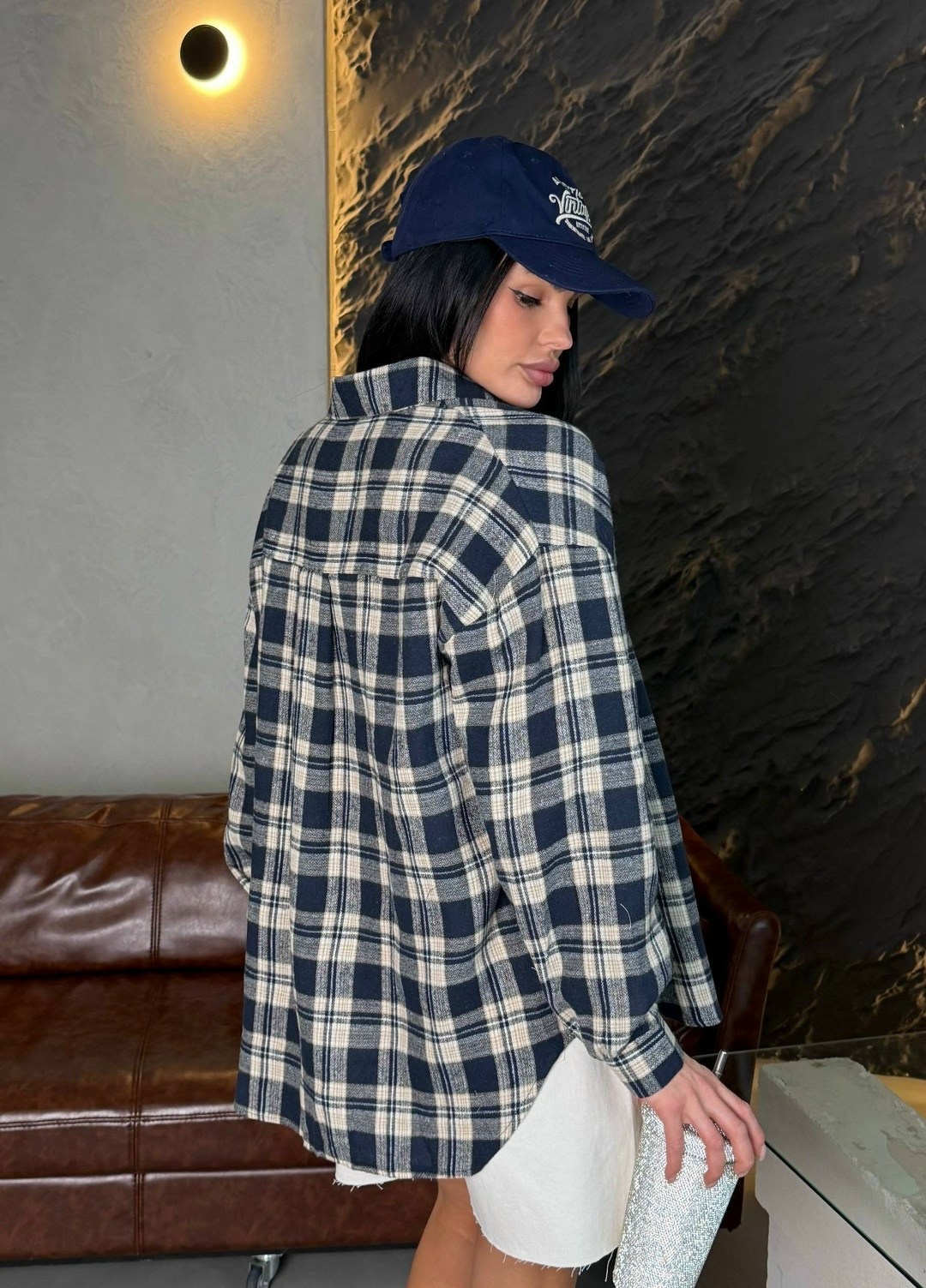 женская рубашка oversize в клетку,женская рубашка в клетку,рубашка в клетку оверсайз badishka,рубашка в клетку женская оверсайз,рубашка в клетку
