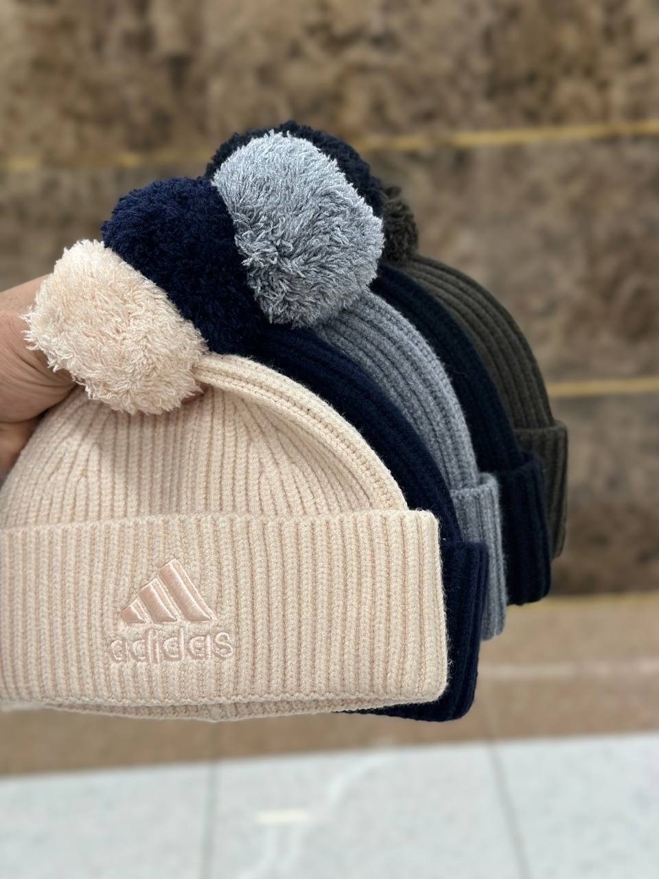 шапка adidas,шапка мужская адидас оригинал,шапка адидас красная с бомбошкой,шапка адидас,шапка бини унисекс