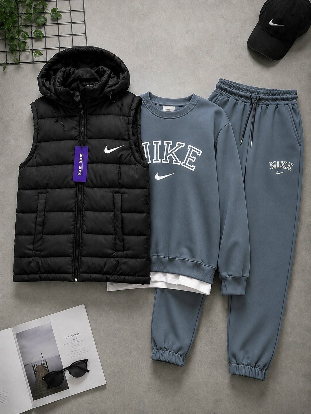 спортивный костюм nike мужской,спортивный костюм nike тройка,спортивный костюм мужской nike комплект тройка,костюм nike тройка,спортивный костюм nike с жилеткой комплект